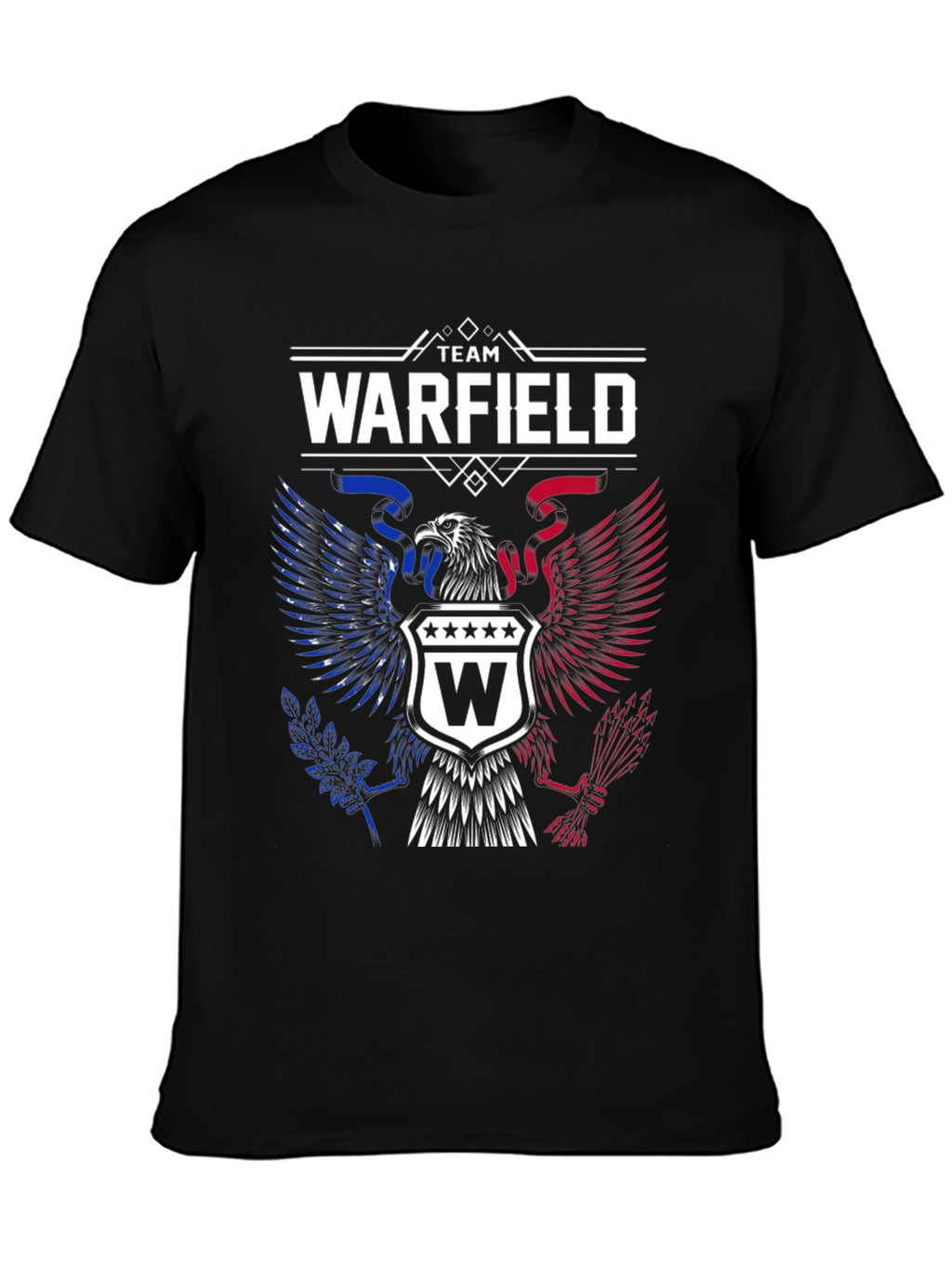 Team Warfield Patriotic Eagle Graphic T-Shirt