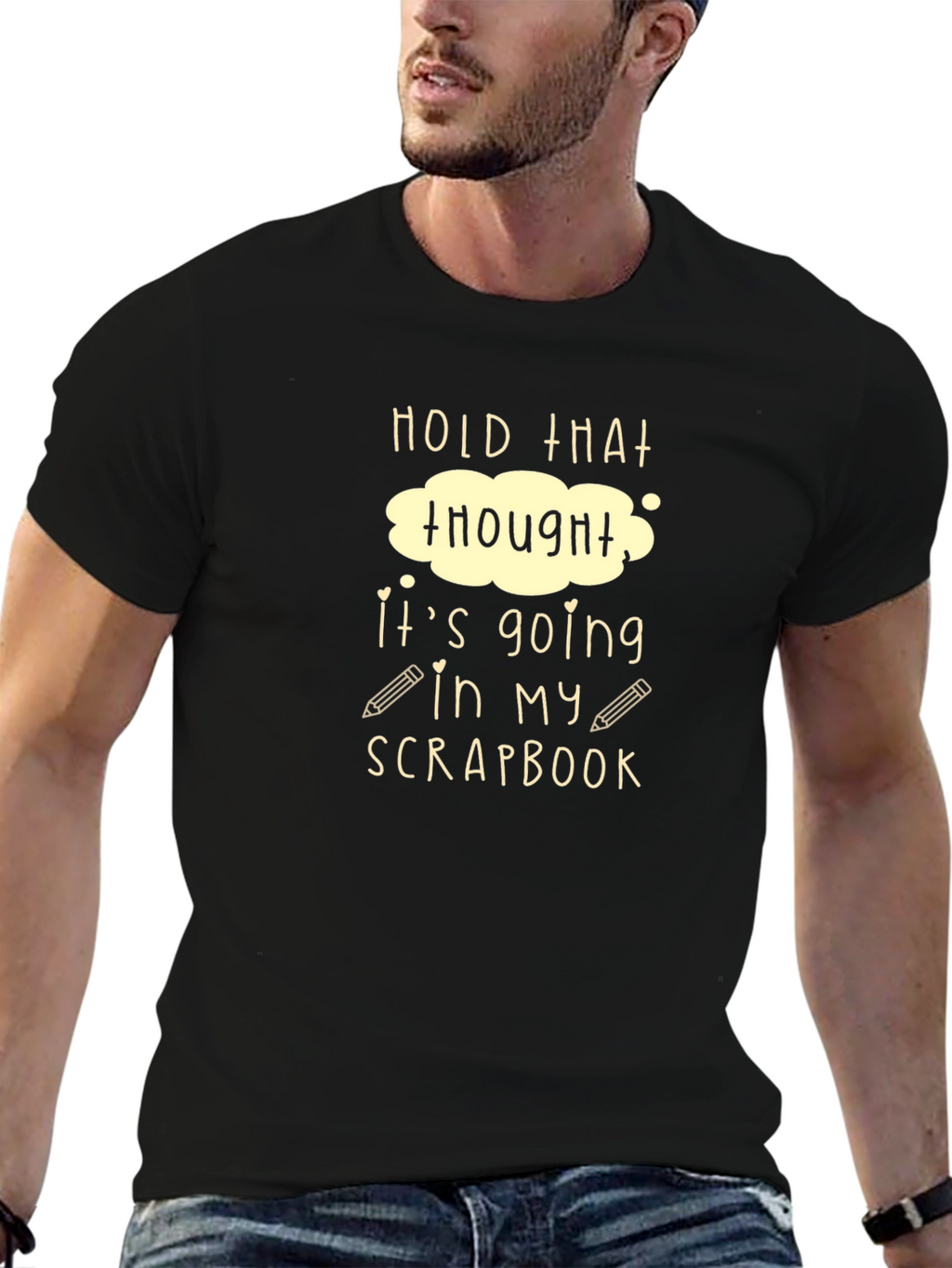 Hold That Thought Scrapbook T-Shirt