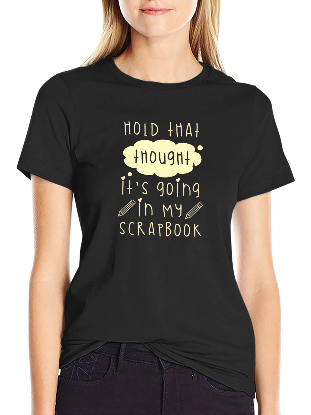 Hold That Thought Scrapbook T-Shirt