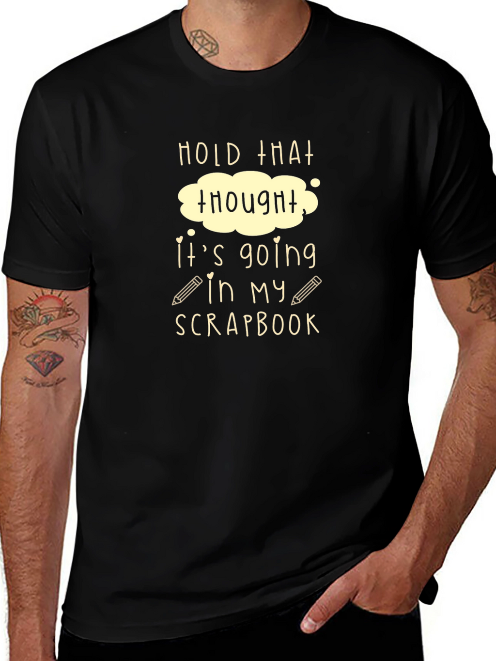 Hold That Thought Scrapbook T-Shirt