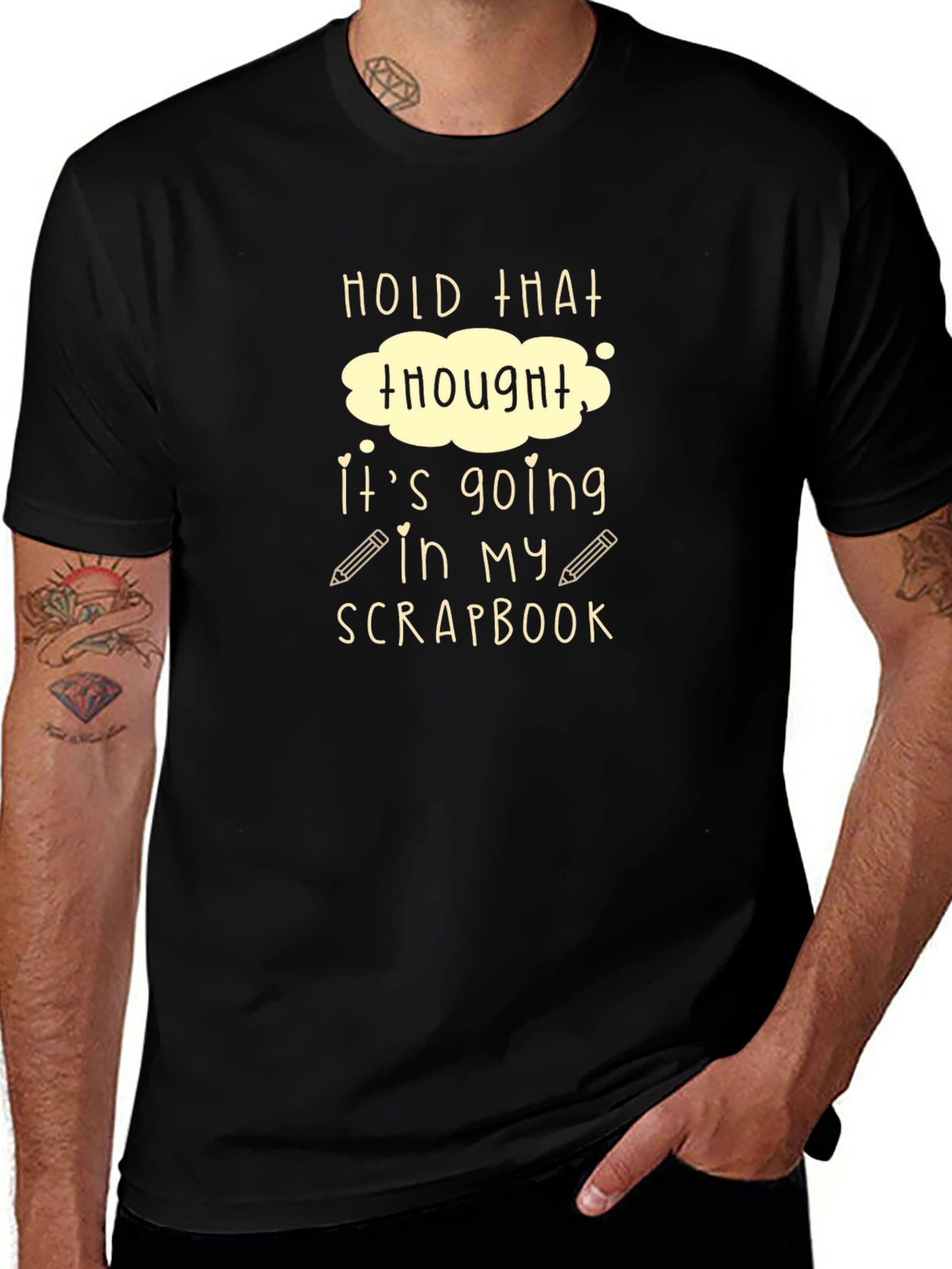 Hold That Thought Scrapbook T-Shirt