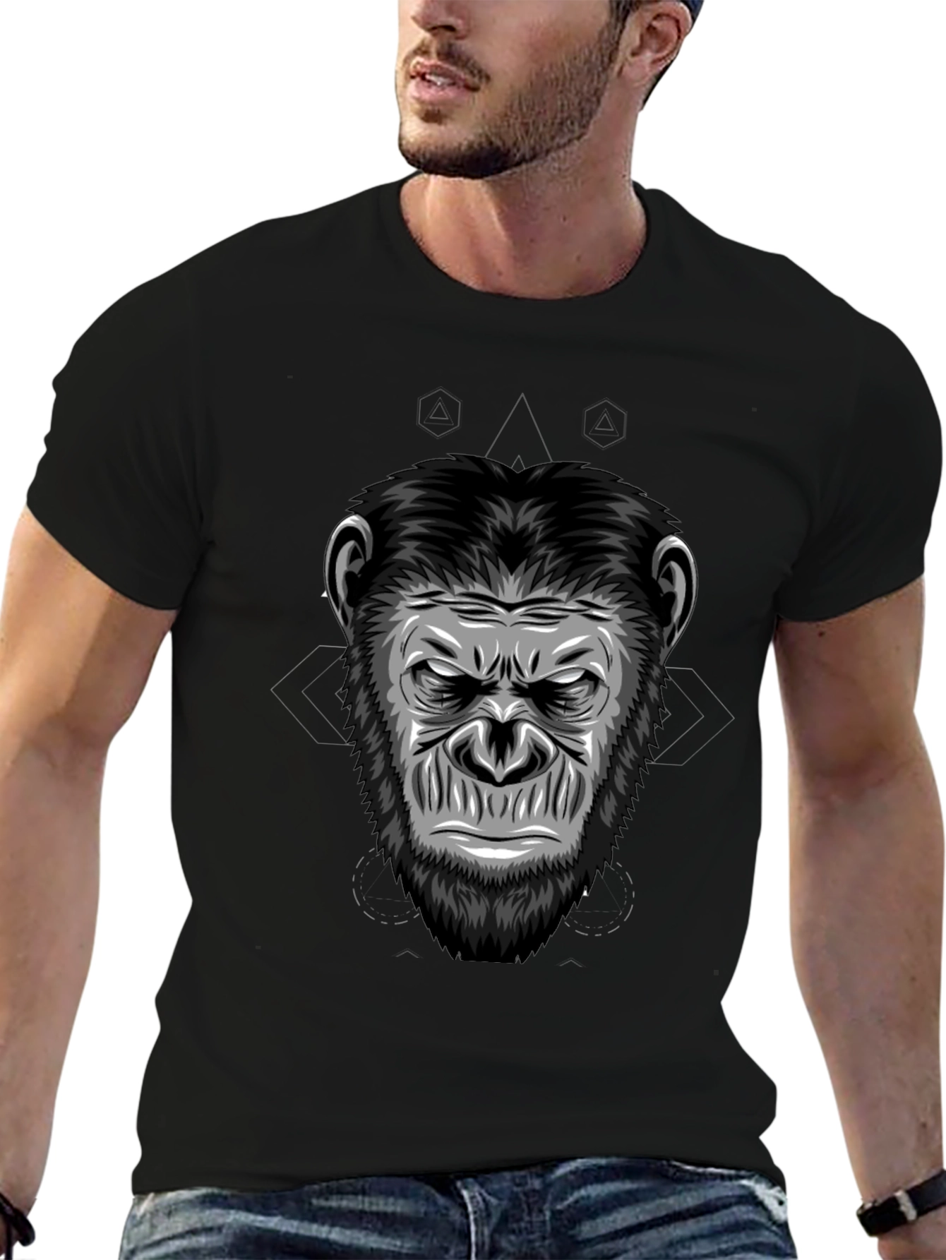 Ape Graphic Black T-Shirt