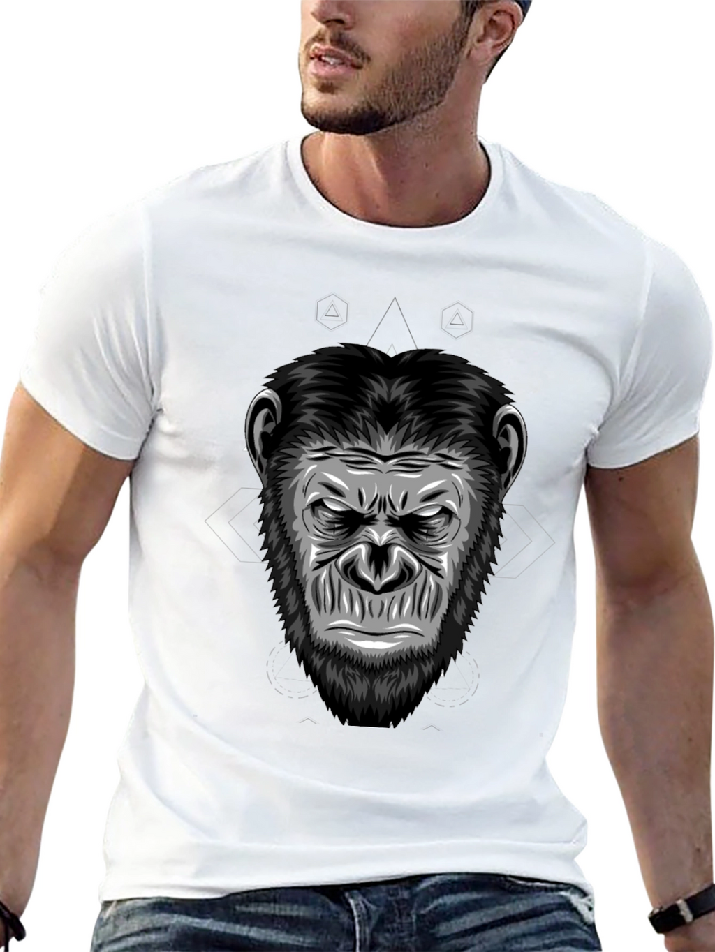 Ape Graphic Black T-Shirt