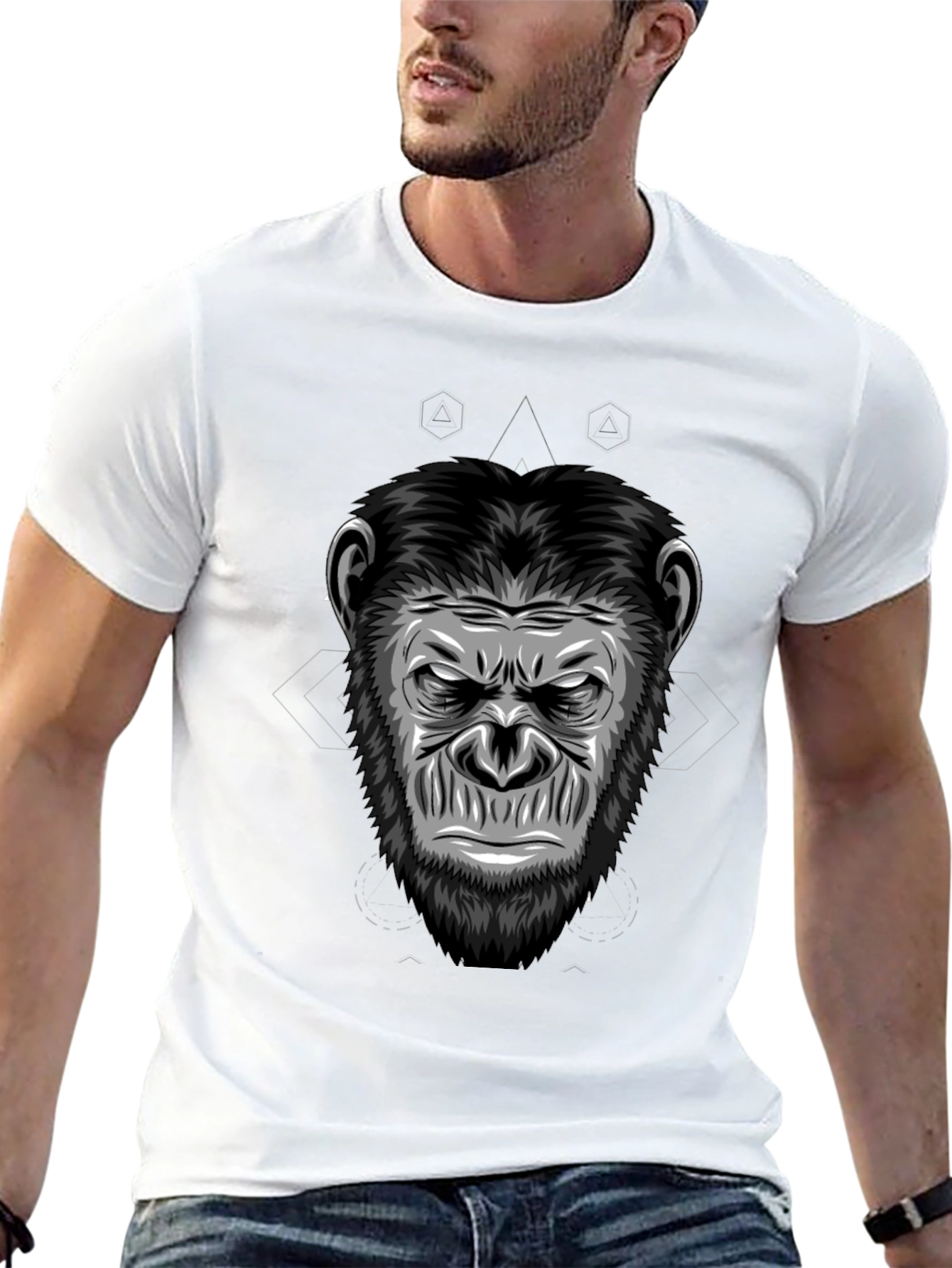 Ape Graphic Black T-Shirt
