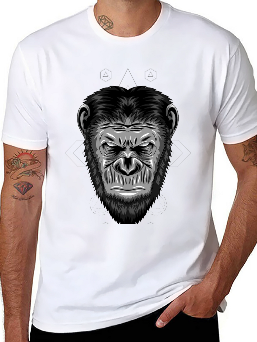 Ape Graphic Black T-Shirt