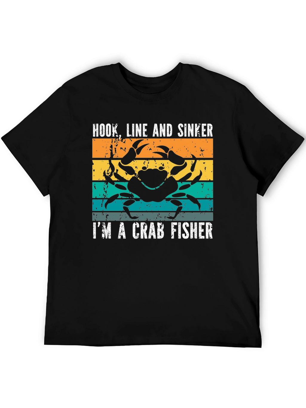 Crab Fisher T-Shirt - Hook Line and Sinker Tee