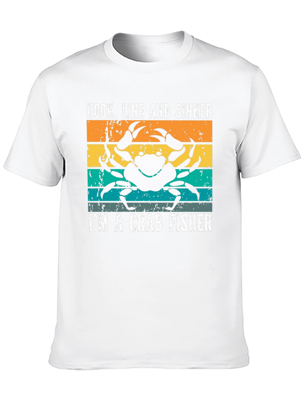 Crab Fisher T-Shirt - Hook Line and Sinker Tee