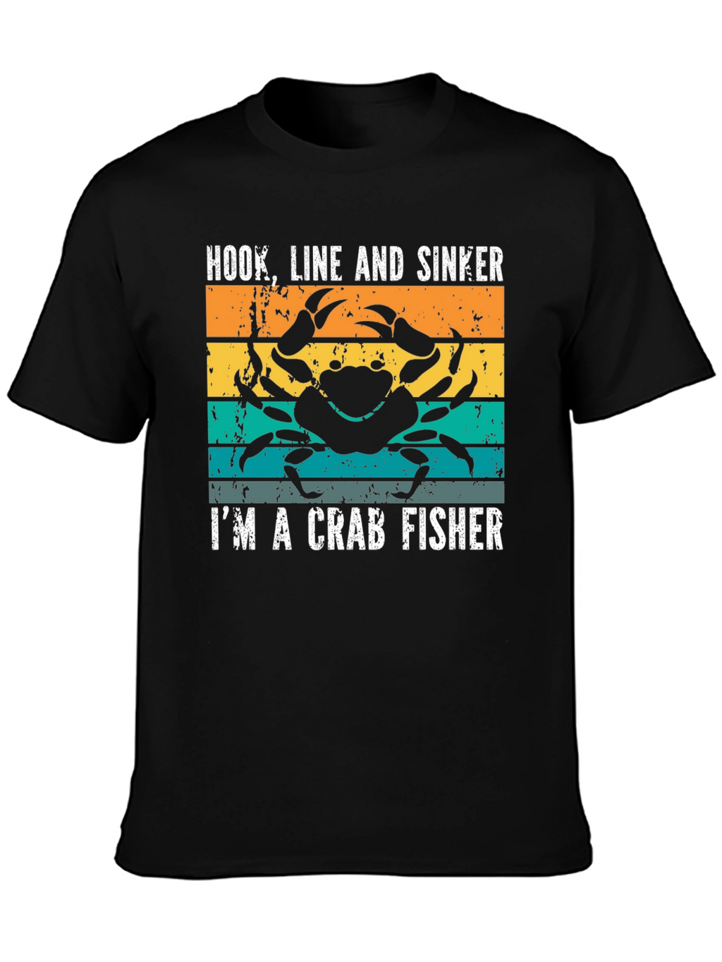 Crab Fisher T-Shirt - Hook Line and Sinker Tee
