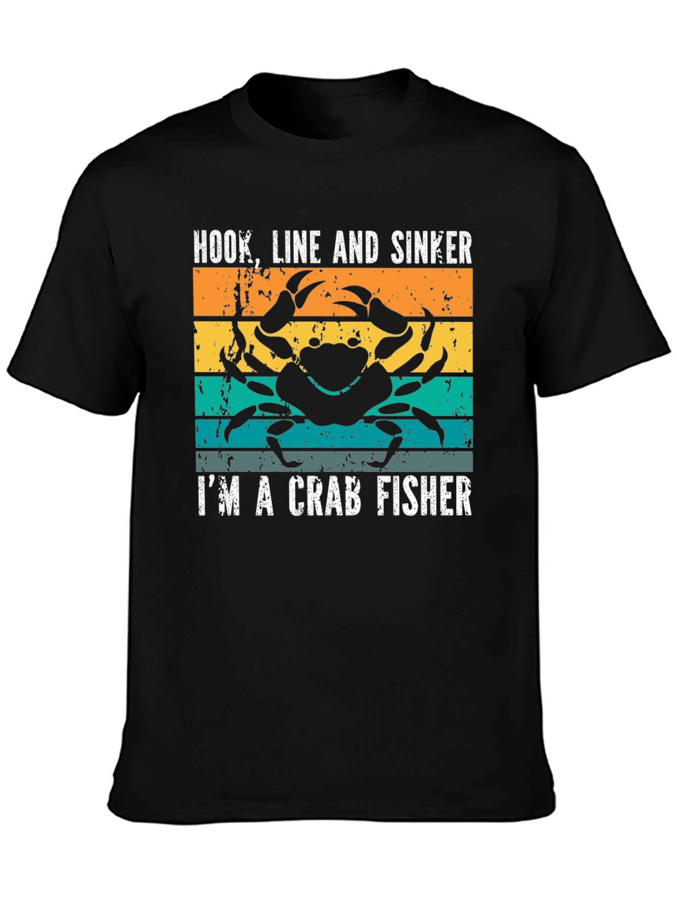 Crab Fisher T-Shirt - Hook Line and Sinker Tee