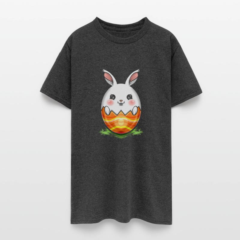 Painted Easter Bunny Egg On Easter