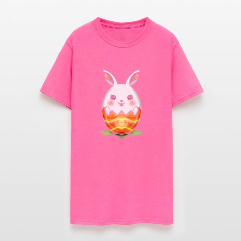 Painted Easter Bunny Egg On Easter