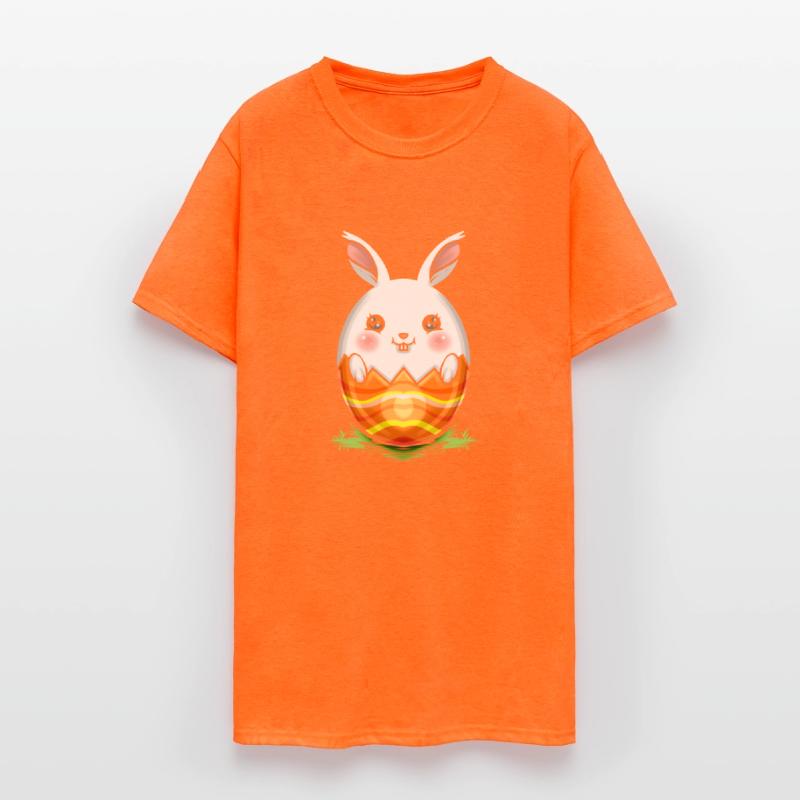 Painted Easter Bunny Egg On Easter