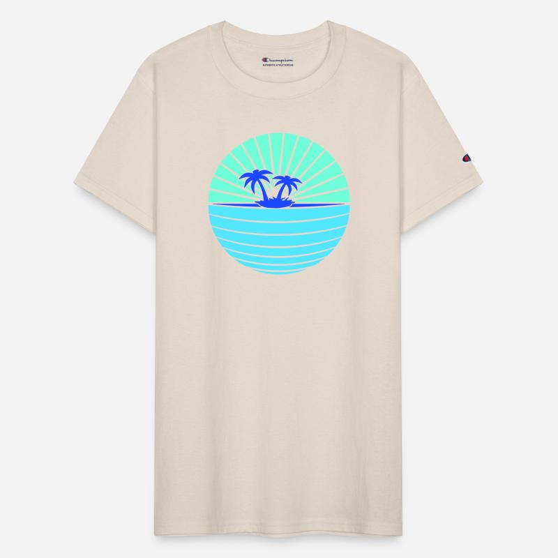 Palm Island Tree Beach Vacation Coconut Sea Cool