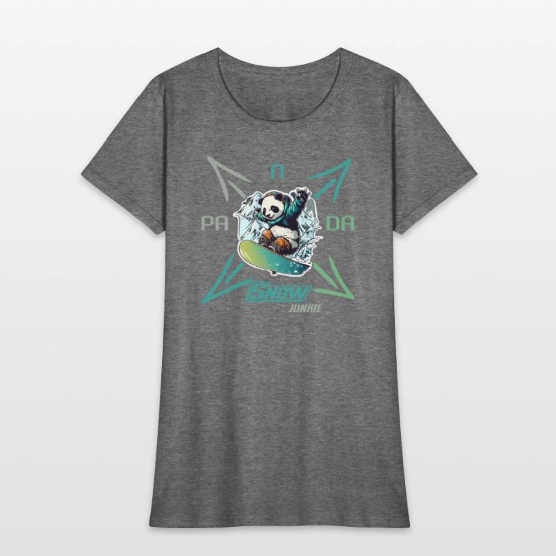 Panda Snow Junkie Snowboarder