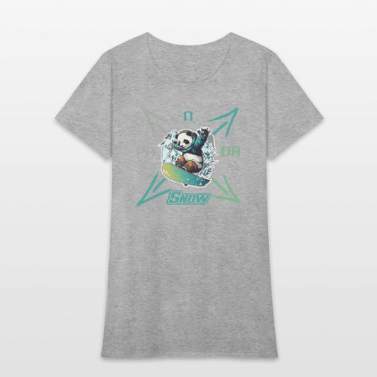 Panda Snow Junkie Snowboarder