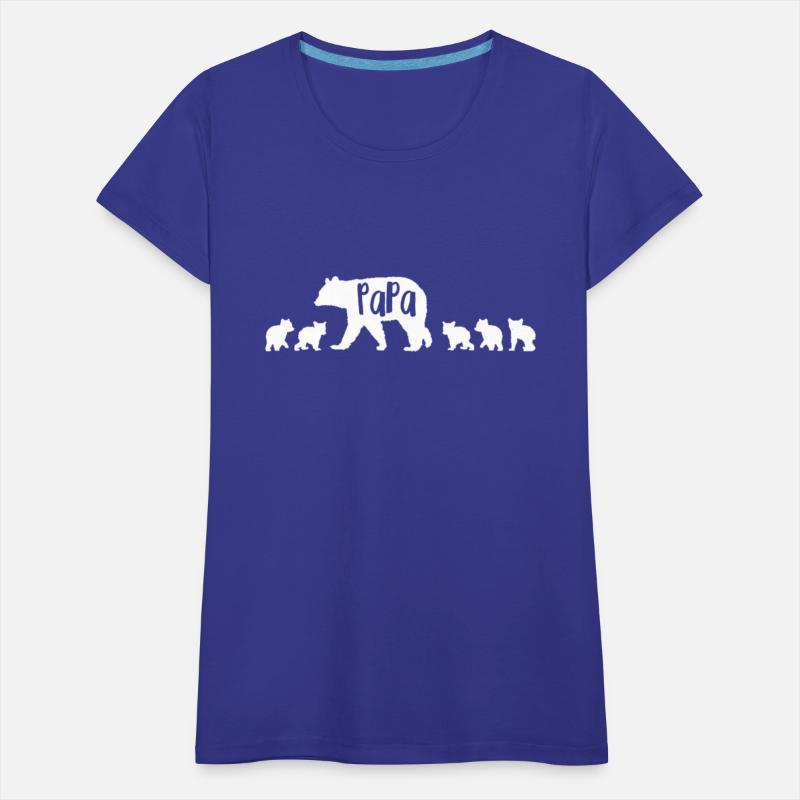 Papa Bear Dad Father With 5 Five Cubs