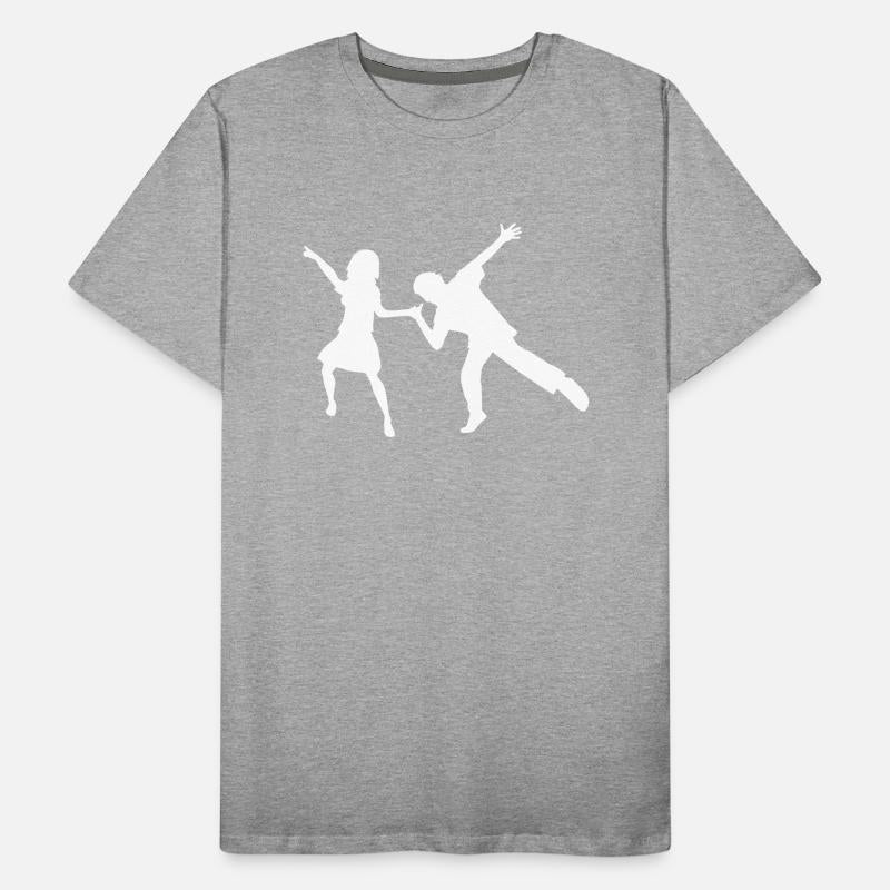 Party Woman Man Couple Dancing Together Silhouette