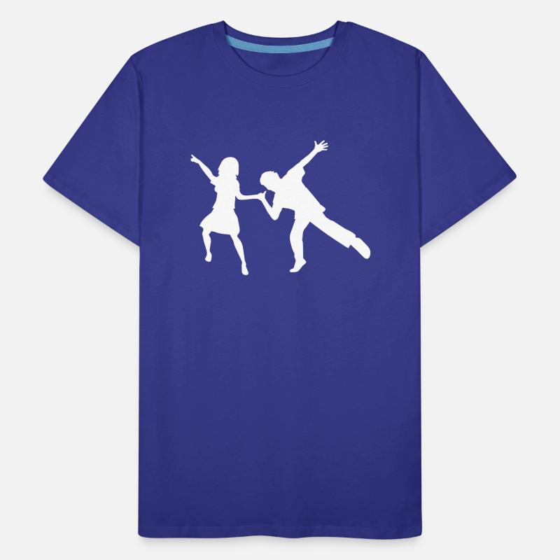 Party Woman Man Couple Dancing Together Silhouette