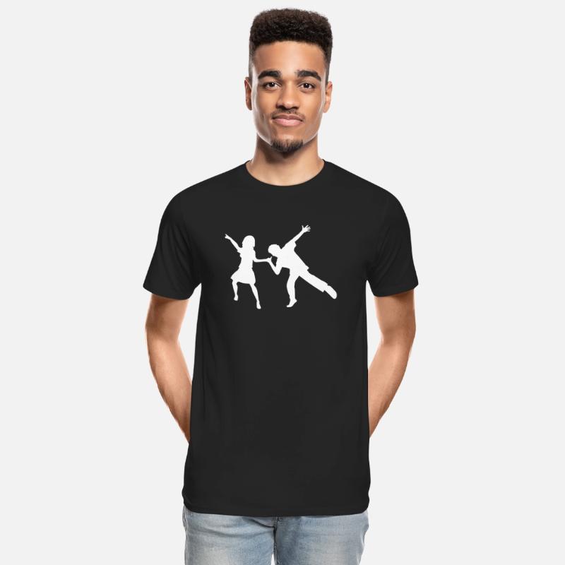 Party Woman Man Couple Dancing Together Silhouette