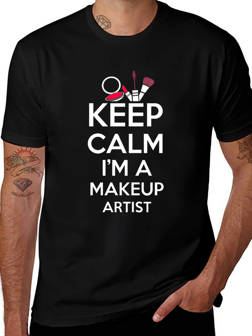 Keep Calm Makeup Artist T-Shirt - Stylish & Comfy