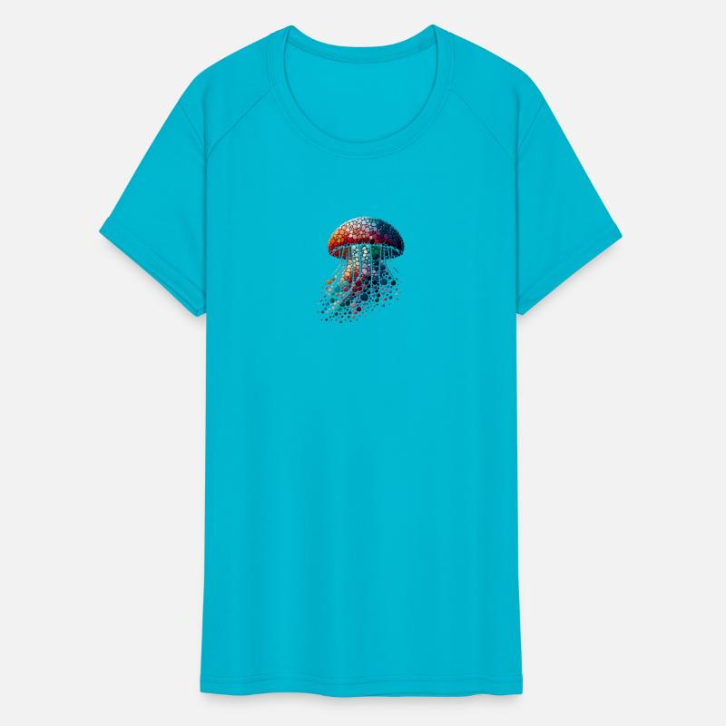 Pebble Spectrum Swirl - Jellyfish Dot Art