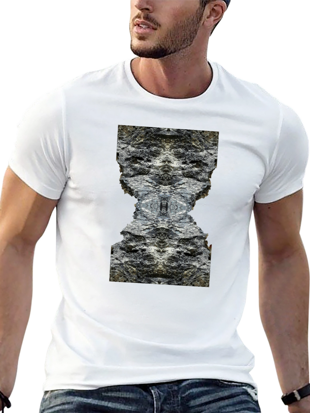 Abstract Rock Formation Graphic Tee