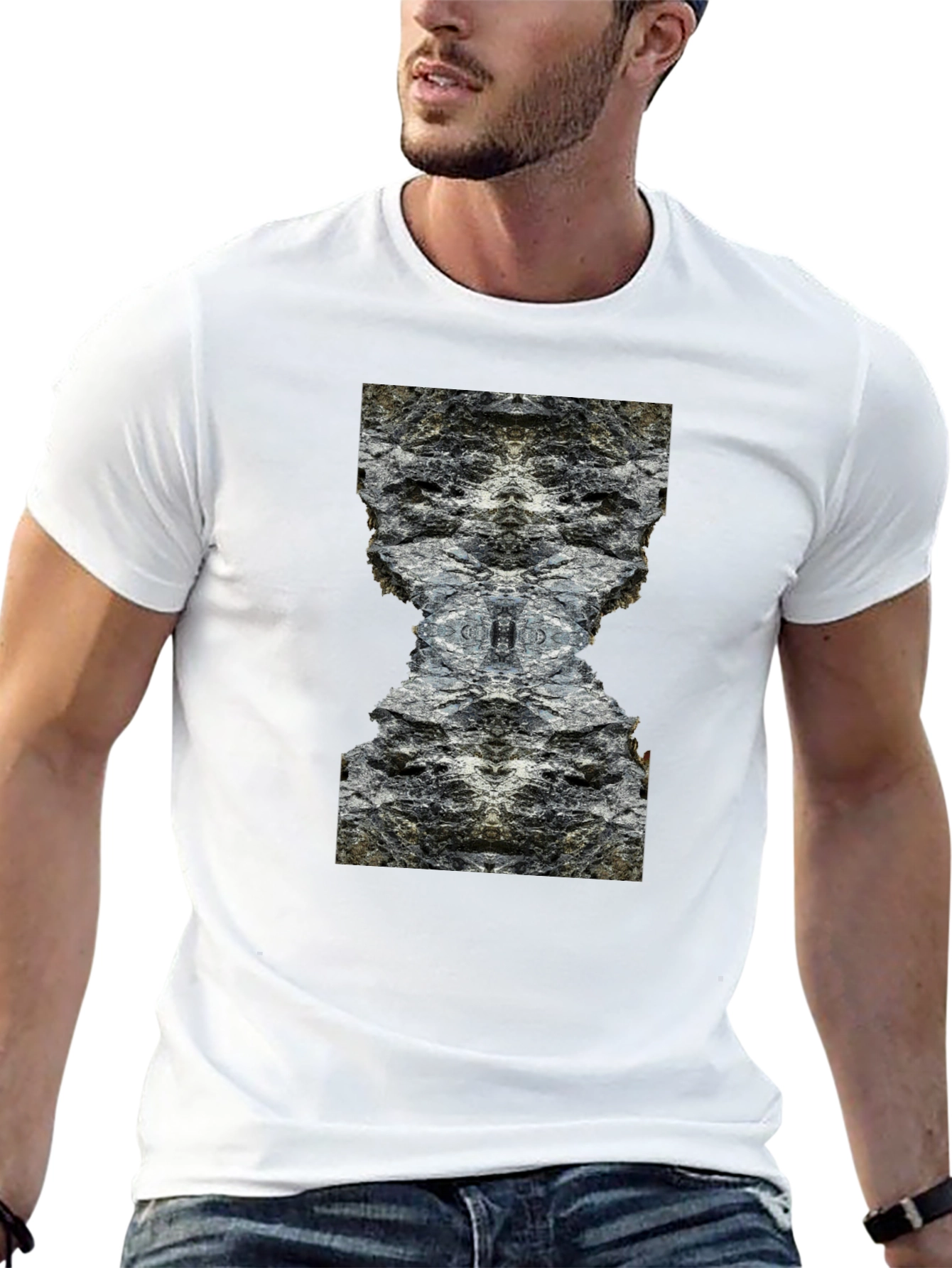 Abstract Rock Formation Graphic Tee