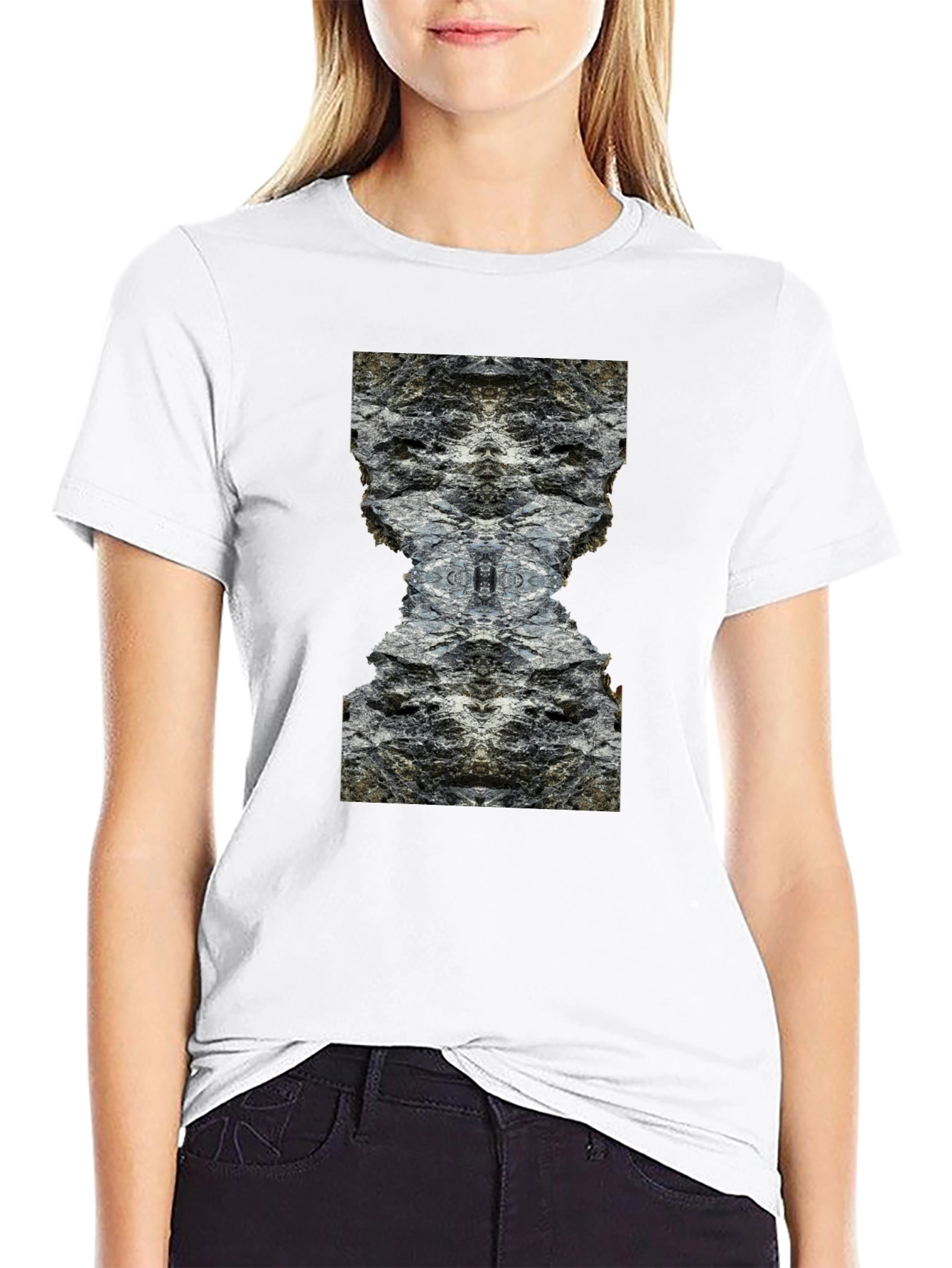 Abstract Rock Formation Graphic Tee