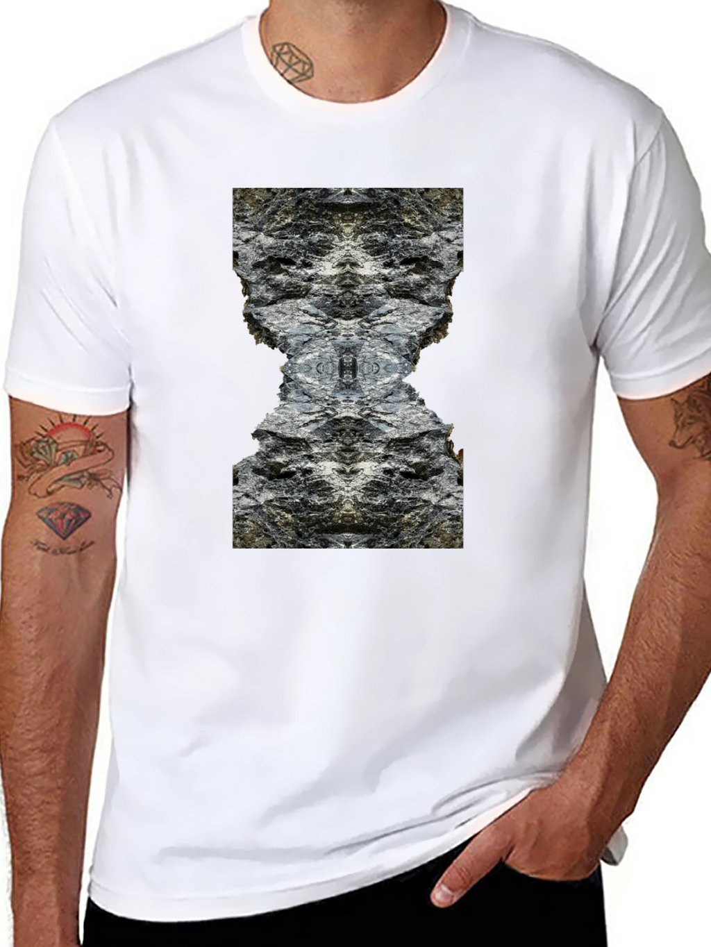Abstract Rock Formation Graphic Tee