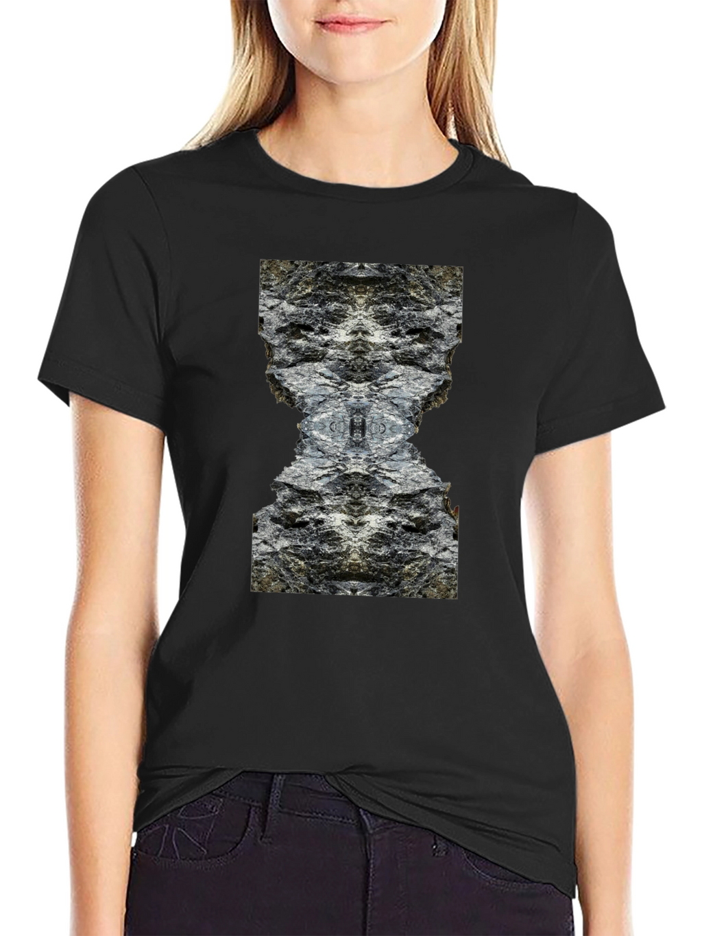 Abstract Rock Formation Graphic Tee