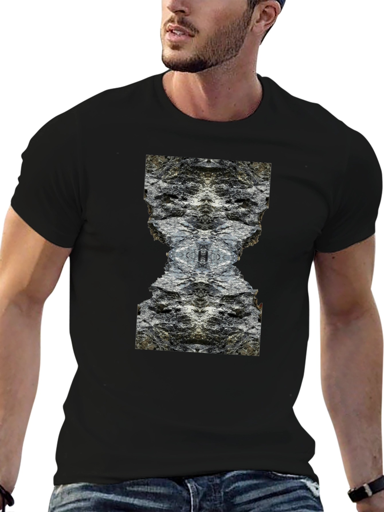 Abstract Rock Formation Graphic Tee