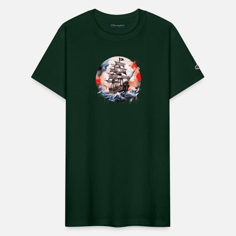 Pirate Boat, Pirates, Captain, Sailing Ship,