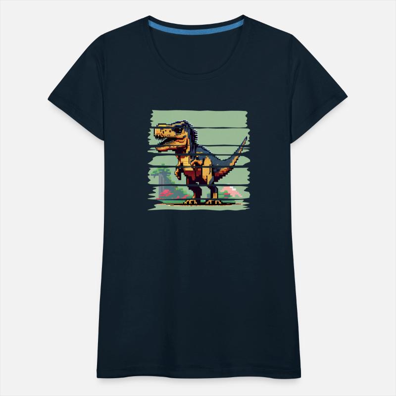 Pixel 8-bit Dinosaur