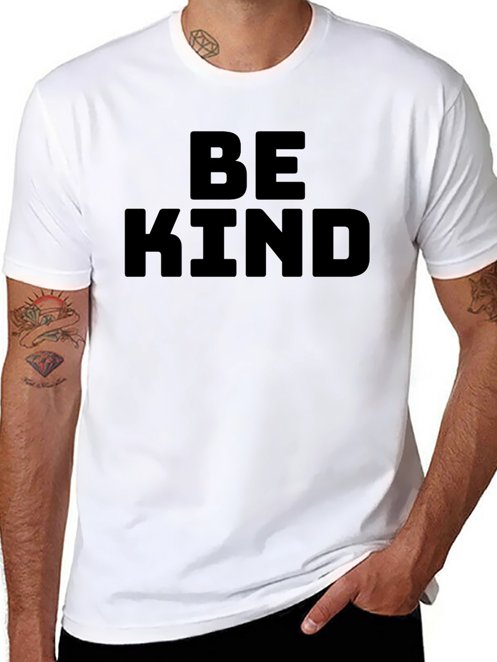 Be Kind Black Graphic T-Shirt