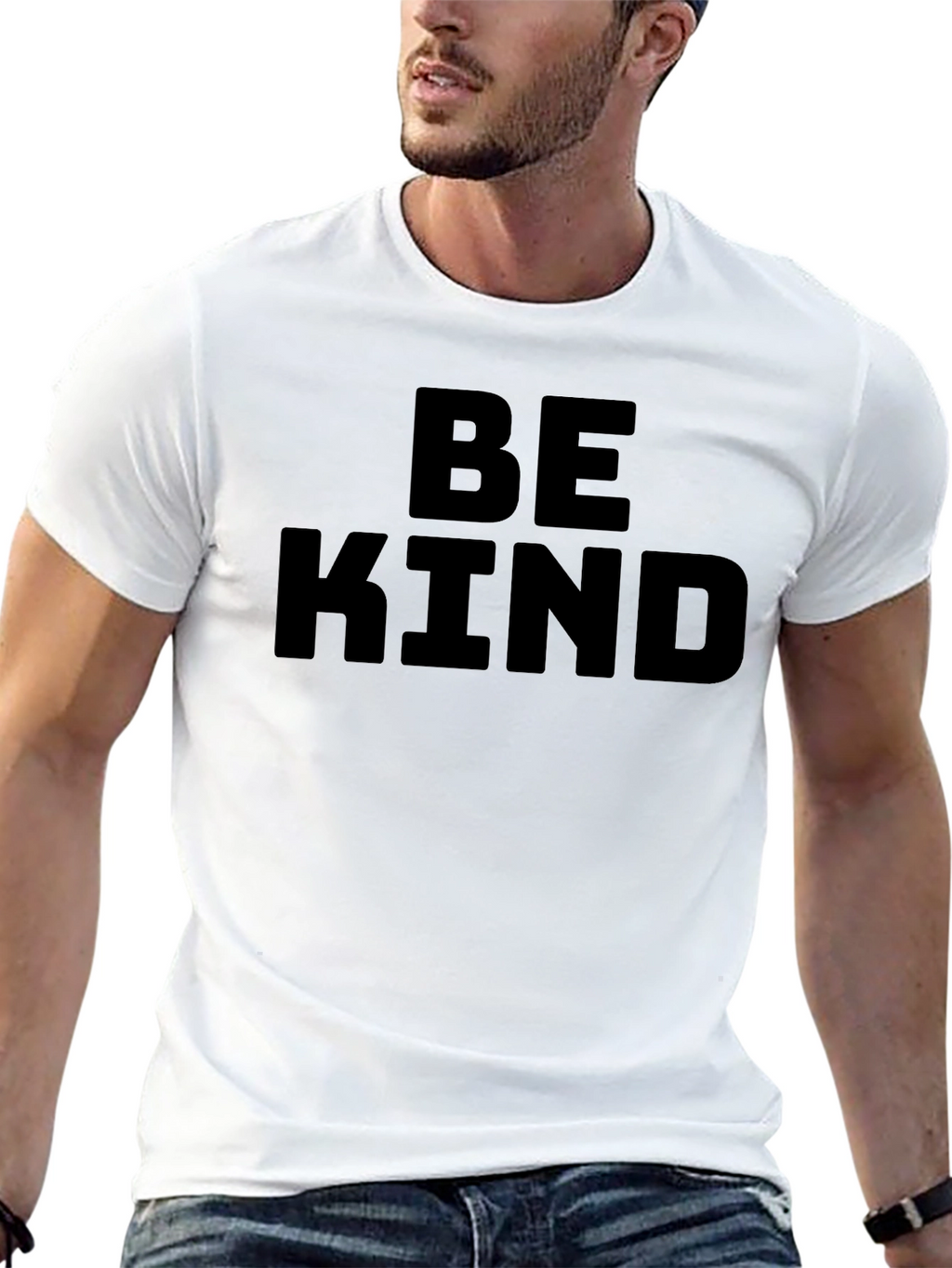 Be Kind Black Graphic T-Shirt