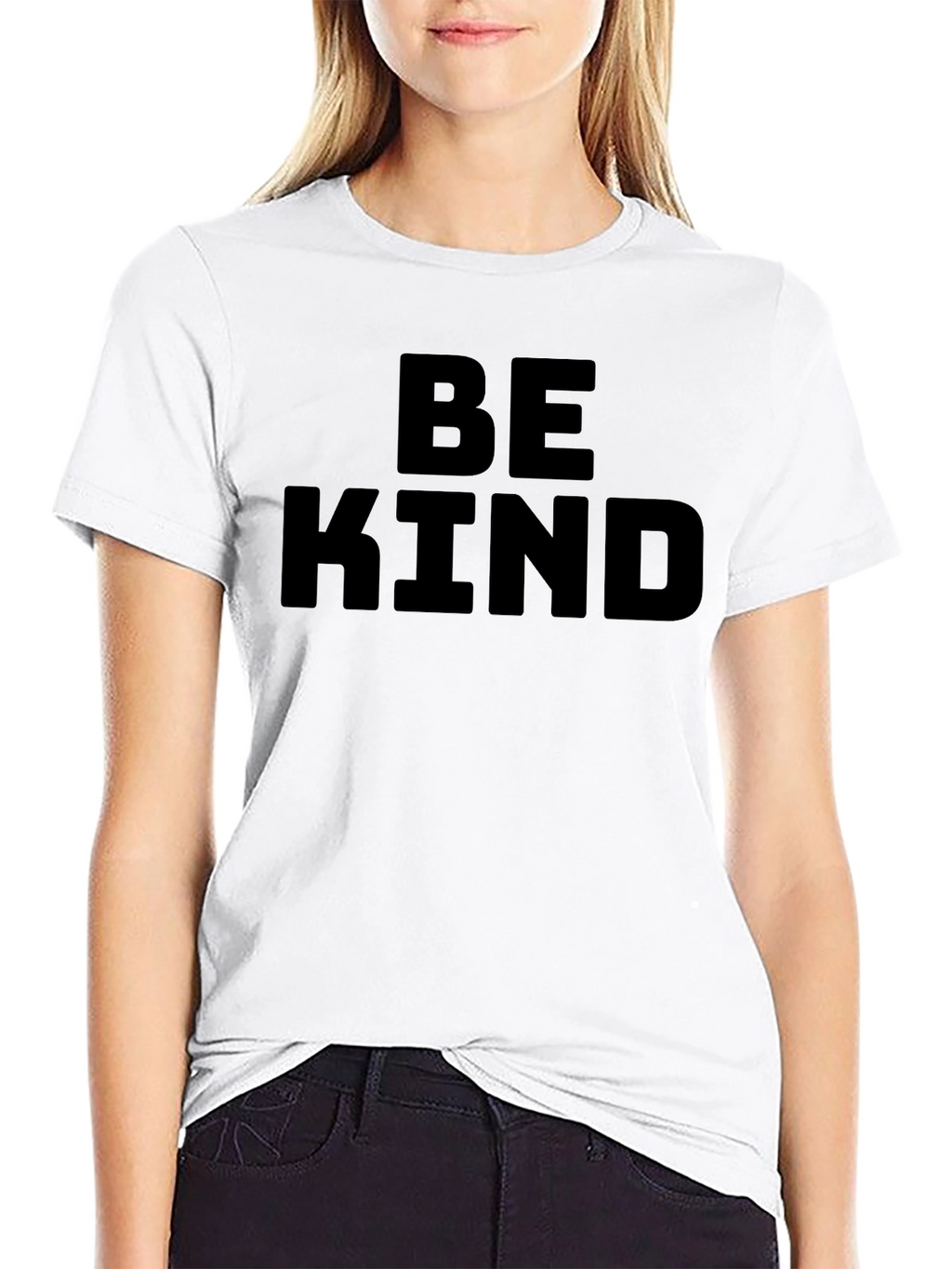 Be Kind Black Graphic T-Shirt