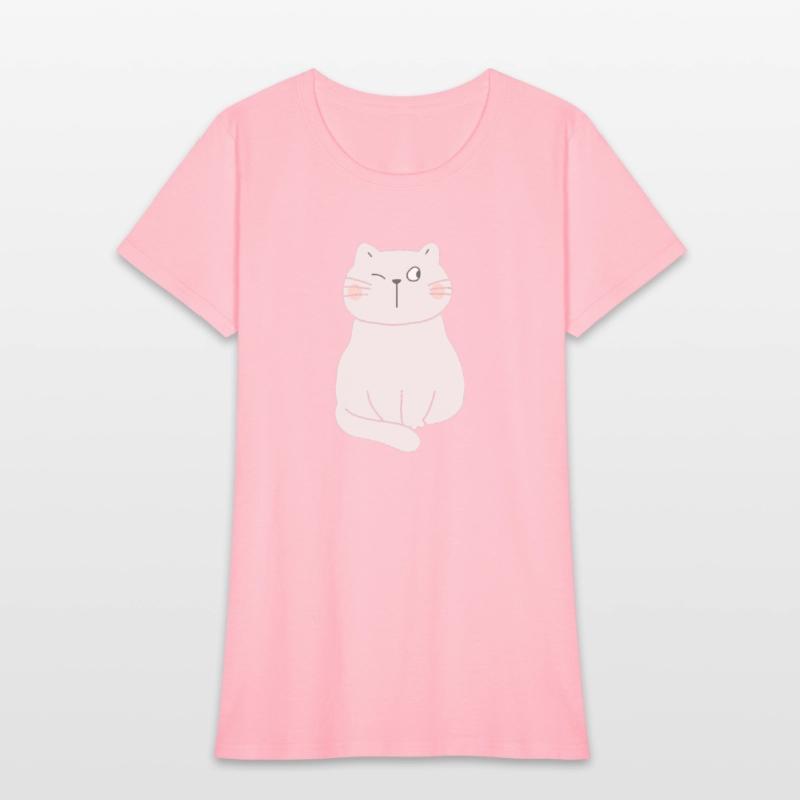 Playful One-Eyed Blink Cat Art for Cat Lovers