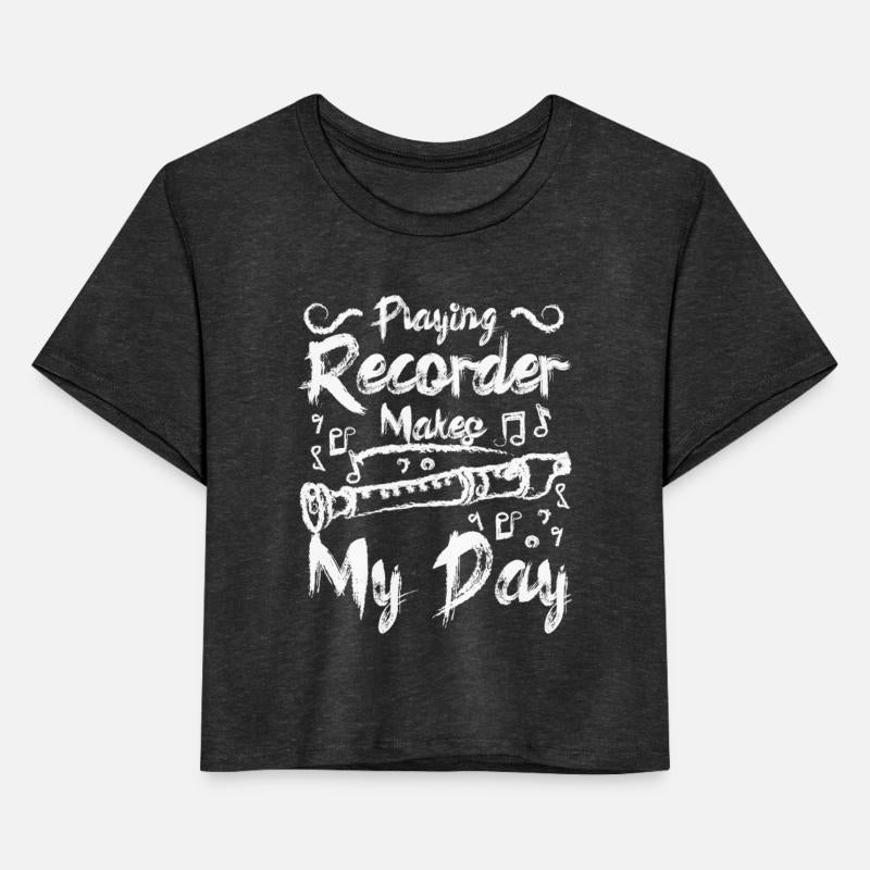 Playing recorder makes my day