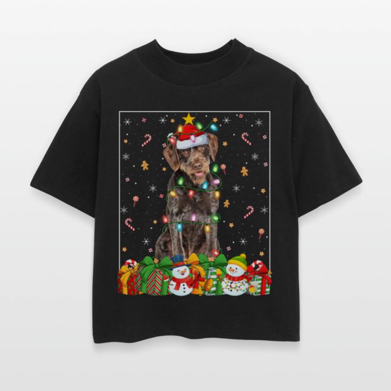 Pointer Dog Christmas Lights