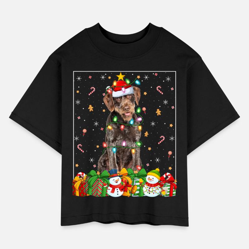 Pointer Dog Christmas Lights