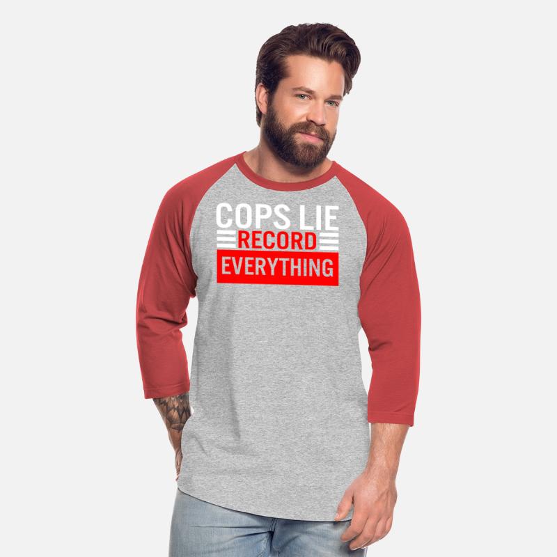 Police Shirt, Cops Lie Record Everything Tee,