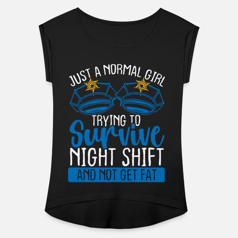 Policeman Women Survive Night Shift Police Officer