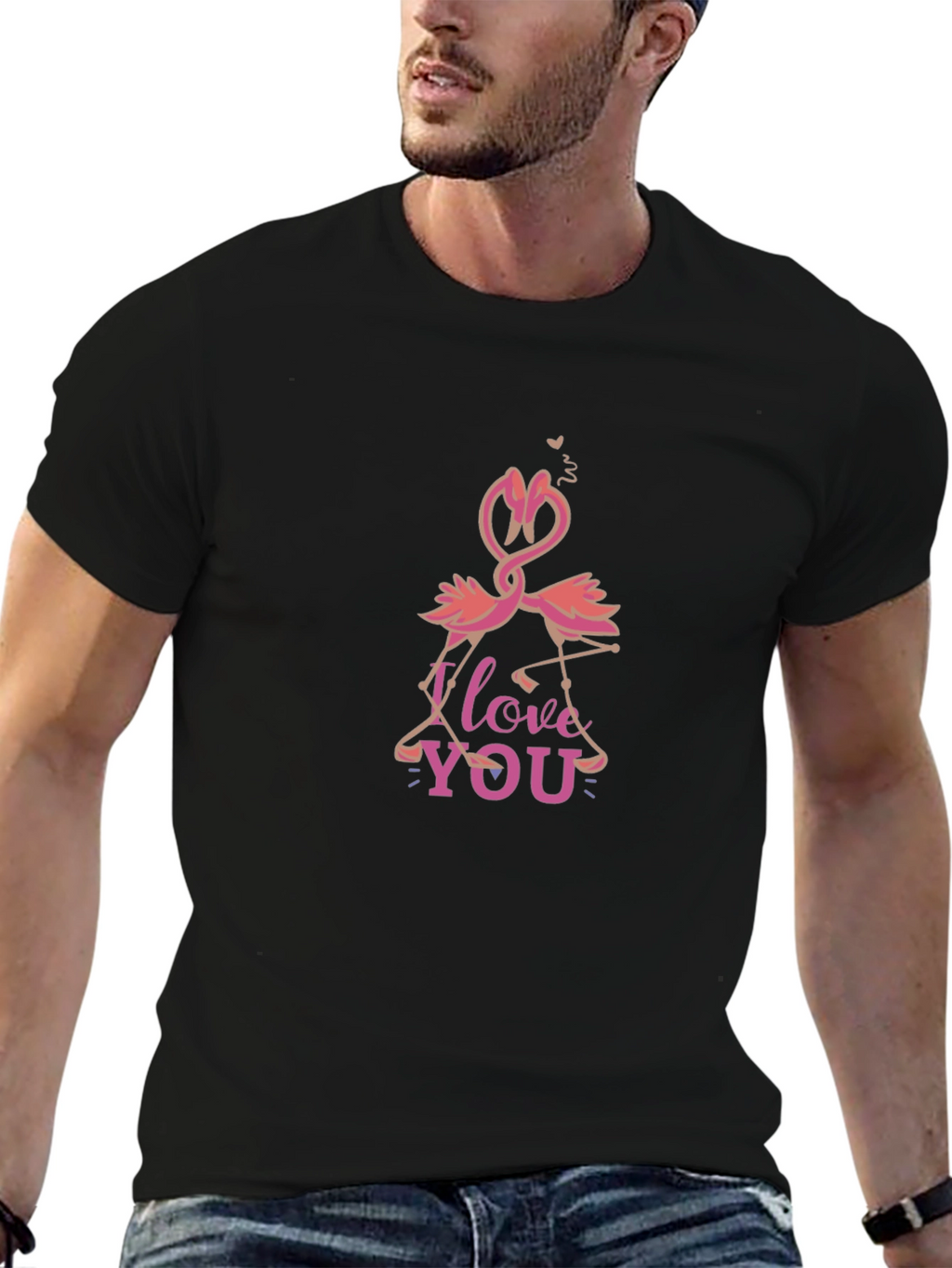 I Love You Flamingos T-Shirt