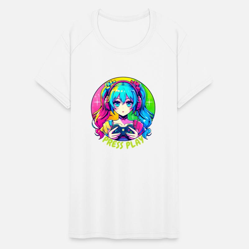 Press play gamer girl