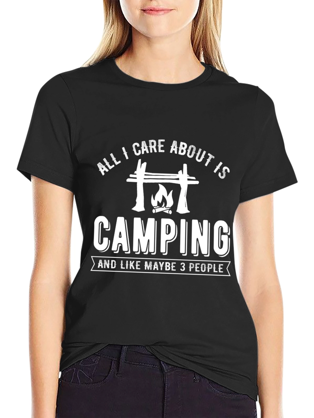 Camping Graphic T-Shirt - All I Care About