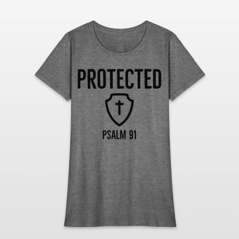 Protected Psalm91, Christian, Faith, Cross, Shield