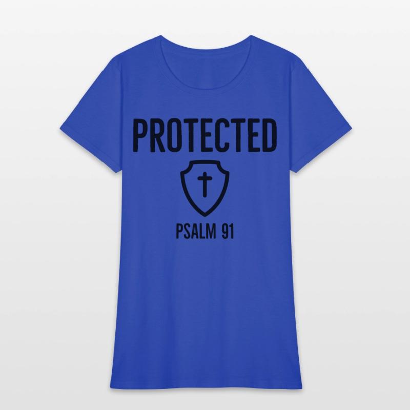 Protected Psalm91, Christian, Faith, Cross, Shield