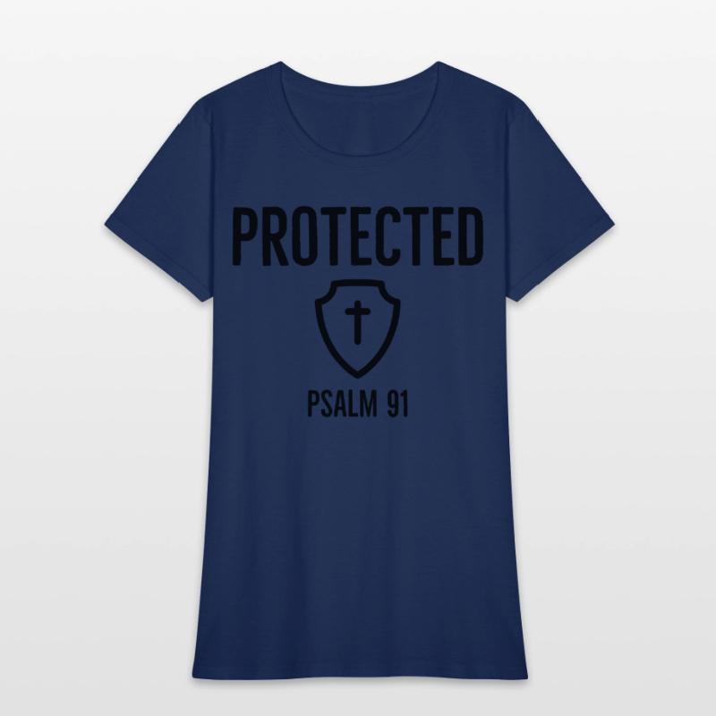 Protected Psalm91, Christian, Faith, Cross, Shield