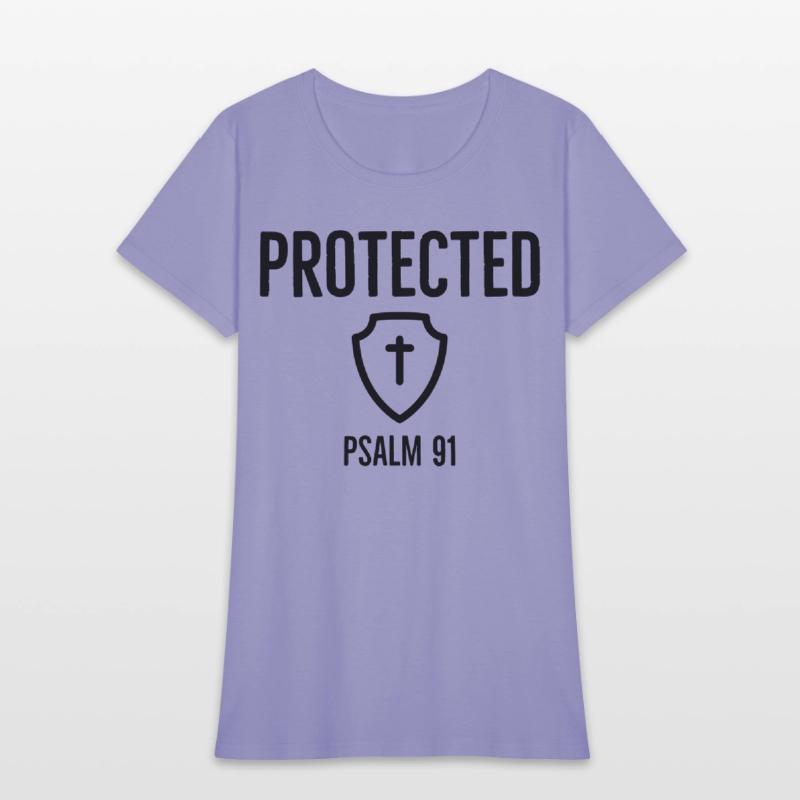 Protected Psalm91, Christian, Faith, Cross, Shield