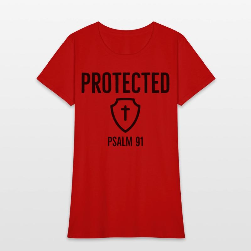 Protected Psalm91, Christian, Faith, Cross, Shield